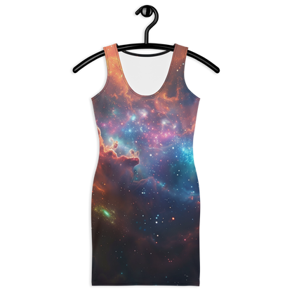 cosmic dazzle bodycon dress 🌌