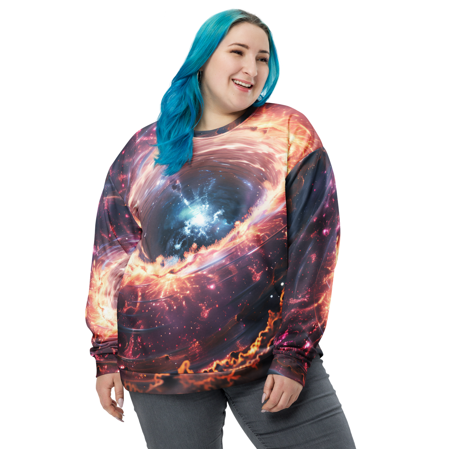 nebula's embrace unisex sweatshirt ✨