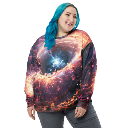 nebula's embrace unisex sweatshirt ✨